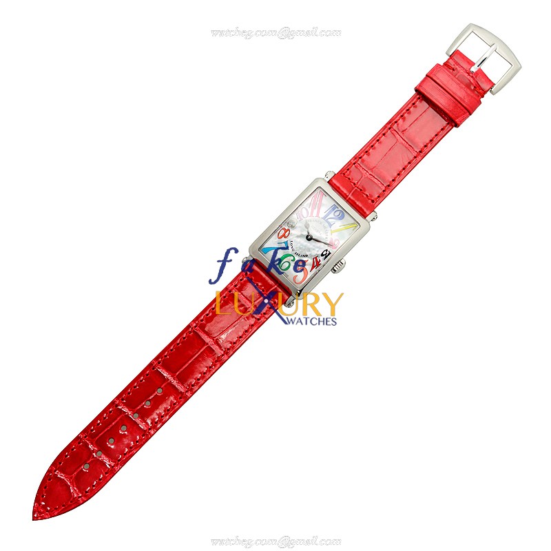 Franck Muller 902 QZ COL DRM MOP AC Long Island Replica Watch, Quartz Movement, Silver MOP Dial - Image 2