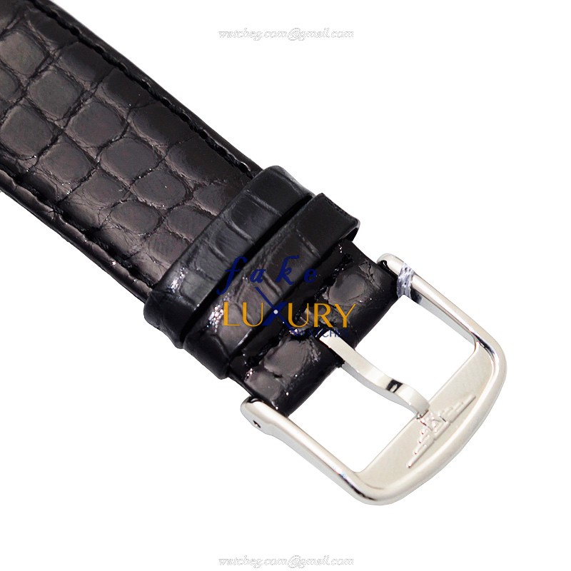 Longines L4.910.4.11.2 Elegant Replica Watch Automatic White Dial Stainless Steel Black Alligator - Image 4