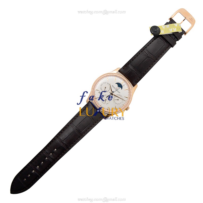 Jaeger-Lecoultre Q1302501 AUTO 18kt Rose Gold Diamonds Replica Watch | Master Ultra Thin | Swiss - Image 2