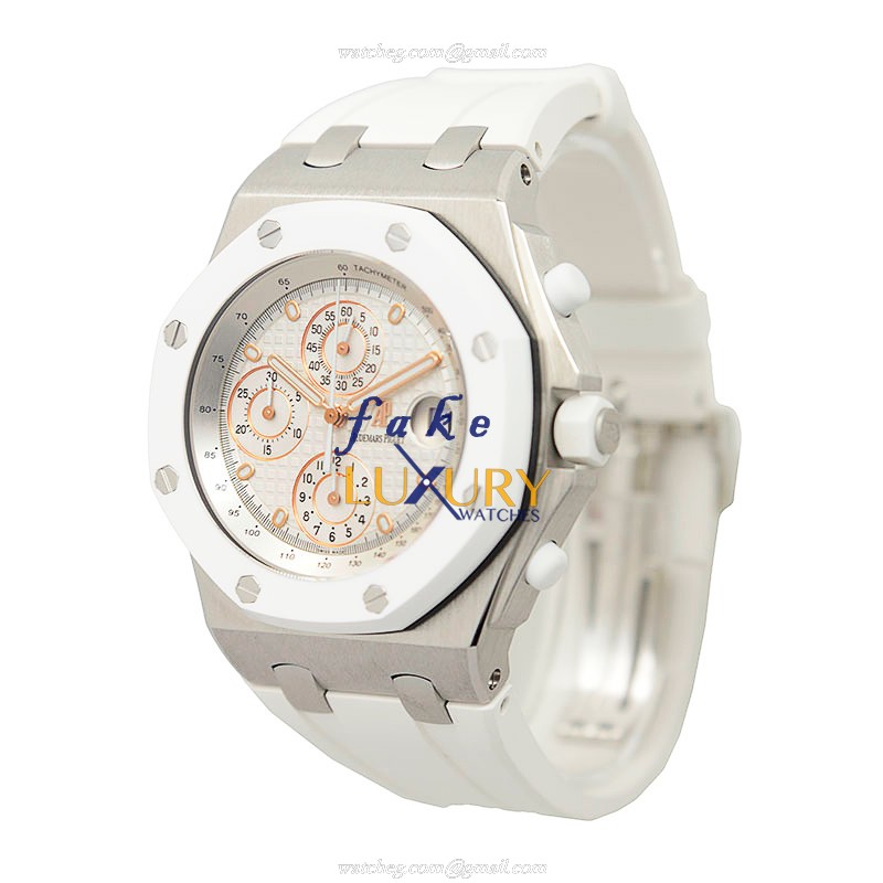 Audemars Piguet 26172SO.OO.D202CR.01 - Replica Watch - Automatic - Steel Case - Silver Dial - White - Image 3