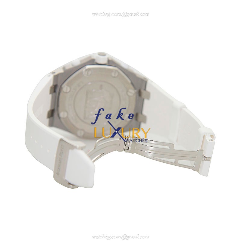 Audemars Piguet 26172SO.OO.D202CR.01 - Replica Watch - Automatic - Steel Case - Silver Dial - White - Image 5