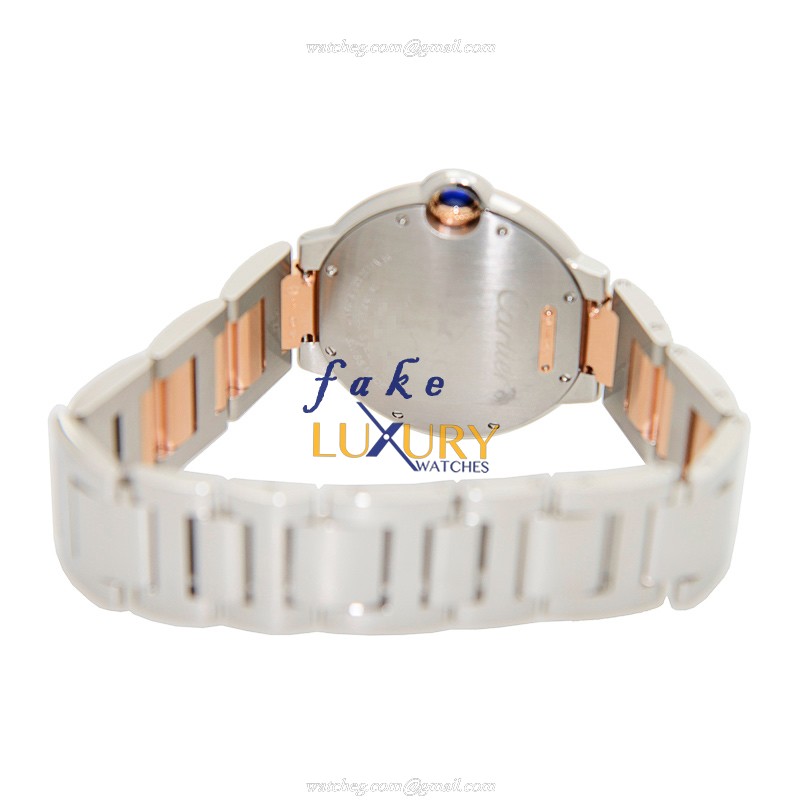 Cartier W3BB0007 BALLON BLEU Automatic 18kt Rose Gold Replica Watch, Automatic, Silver Dial, Steel - Image 4