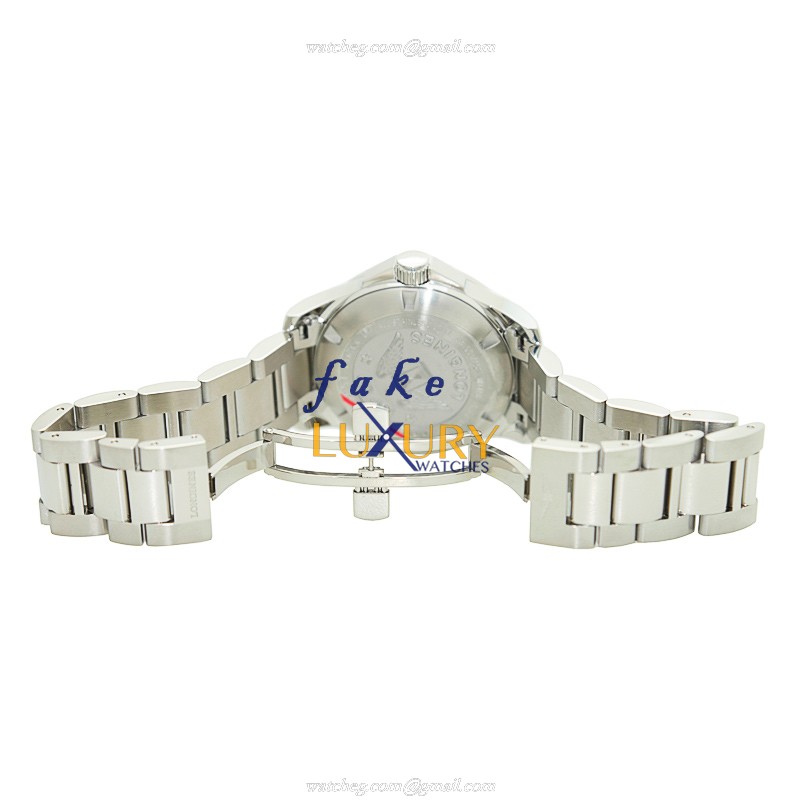 Longines L3.676.4.99.6 CONQUEST Replica Watch, Blue Dial, Automatic Movement, Steel Bracelet - Image 5