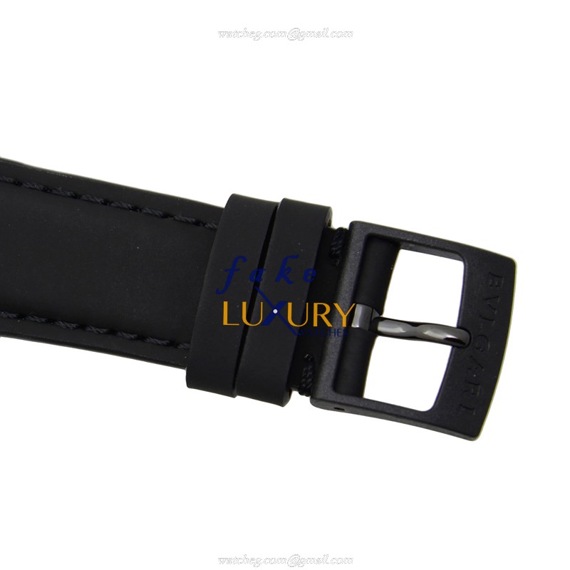 Bulgari BBP40BCGLD Replica Watch, Automatic Movement, Black Dial, Carbon Fiber Case - Image 4