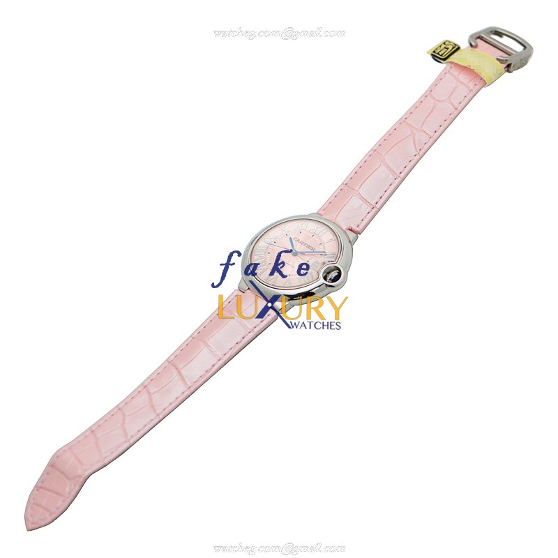 Cartier WSBB0007 BALLON BLEU Automatic Stainless Steel Replica Watch, Swiss Movement, Pink Dial & - Image 2