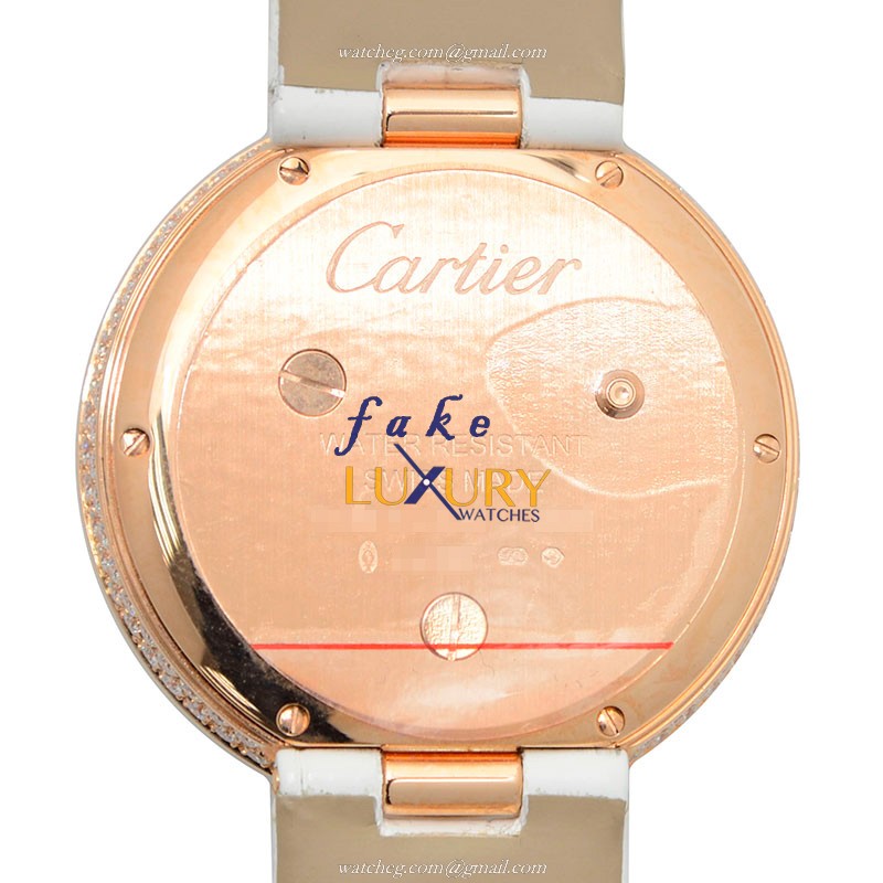 Cartier HPI00762 BESTIAIRE Quartz 18kt Rose Gold & Diamonds Replica Watch - Automatic - Steel Case - Image 3