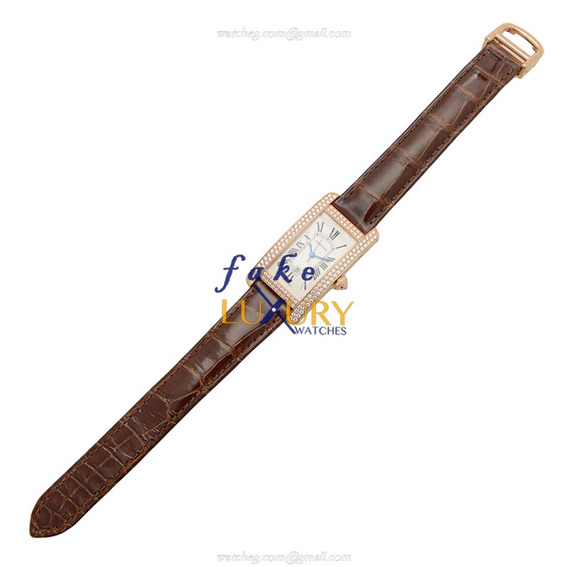 Cartier WB704751 Replica Watch, Automatic Movement, Silver Dial, 18kt Rose Gold & Diamonds Case - Image 2