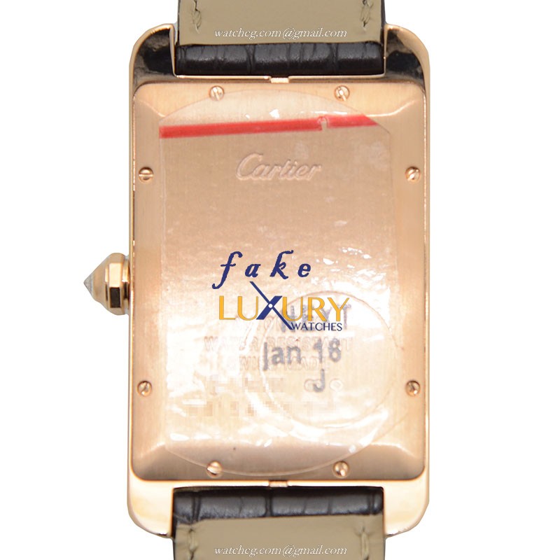 Cartier WB704851 TANK Automatic 18kt Rose Gold Diamonds Silver Dial | 15202ST.OO.1240ST.01 - Image 3