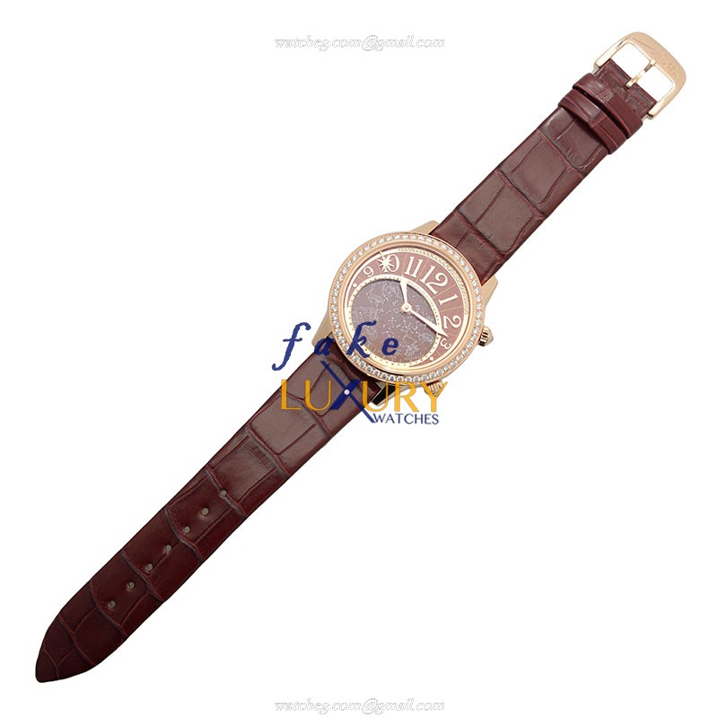 Jaeger-Lecoultre Q3482560 RENDEZ VOUS 18kt Rose Gold Diamond Automatic Replica Watch - Image 2