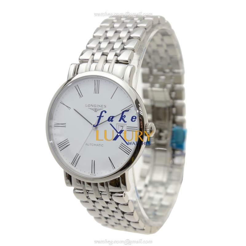 Longines L4.910.4.11.6 Replica Watch, Automatic Movement, White Dial, 39mm Steel Case - Image 3