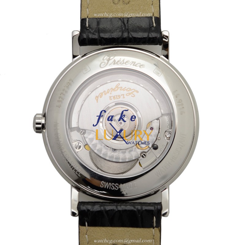 Longines L4.921.4.72.2 PRESENCE Automatic Stainless Steel Replica Watch - Swiss Movement, Silver - Image 3