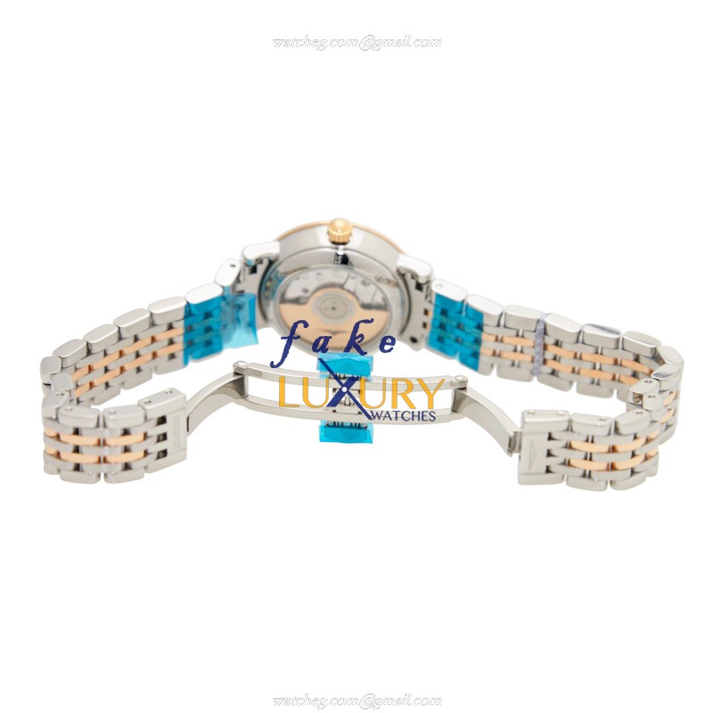 Longines L4.309.5.88.7 Elegant Replica Watch, Automatic Movement, Silver Mother of Pearl Dial - Image 5