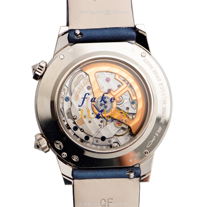 Jaeger-Lecoultre Q3533490 RENDEZ VOUS Automatic 18kt White Gold & Diamond Replica Watch - Blue Dial - Image 3