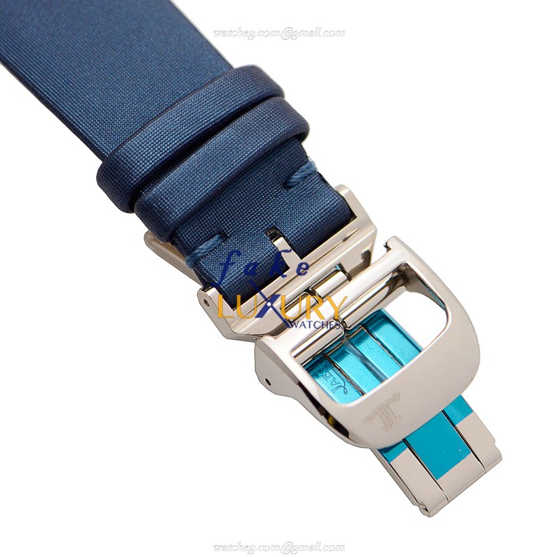 Jaeger-Lecoultre Q3533490 RENDEZ VOUS Automatic 18kt White Gold & Diamond Replica Watch - Blue Dial - Image 4