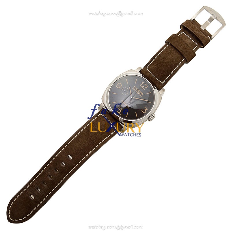 Panerai PAM00619 RADIOMIR Auto Titanium - Brown Dial - Cowhide Strap - Replica Watch - Image 2