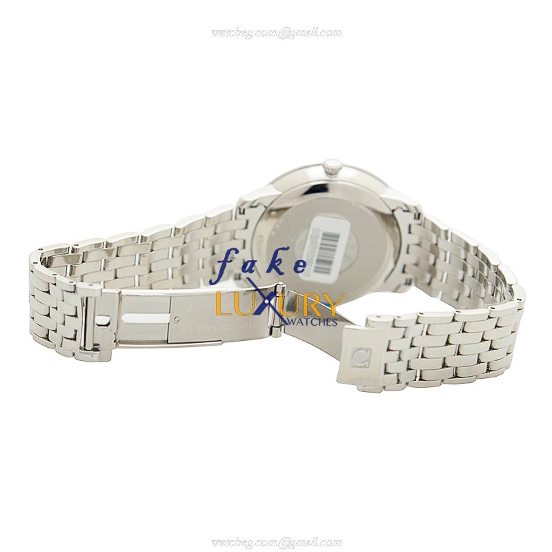 Omega 424.10.37.20.03.002 DE VILLE | Automatic | Steel | Blue Dial | Silver Strap Replica Watch - Image 5
