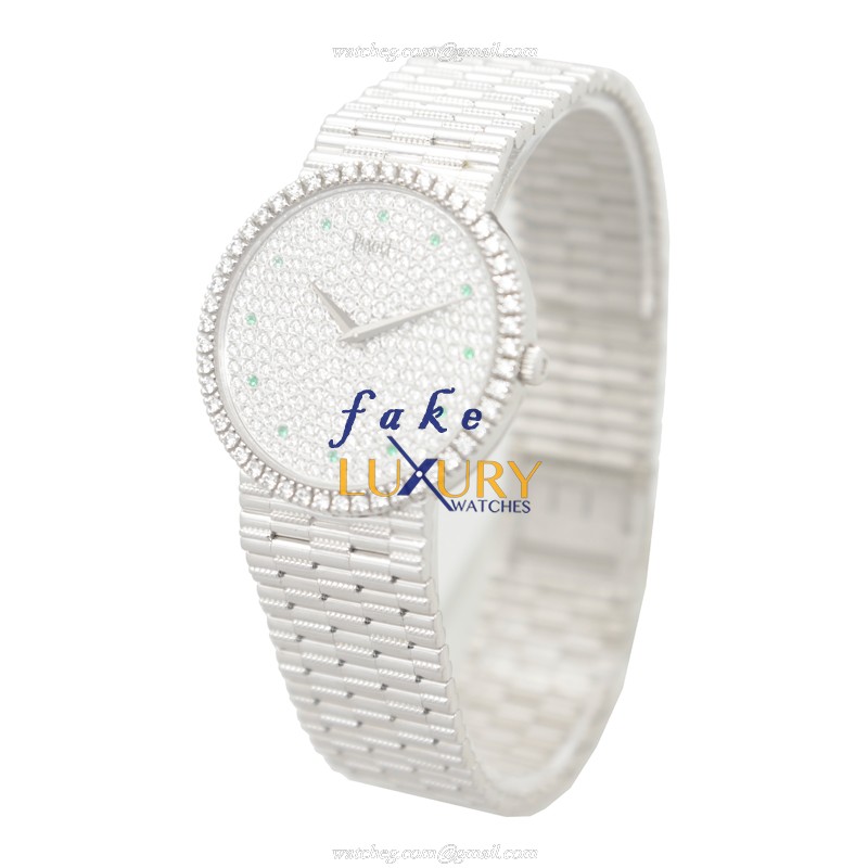 G0A09220 - Piaget Dancer Replica Watch - Manual Wind Silver Dial 18kt White Gold - Image 3