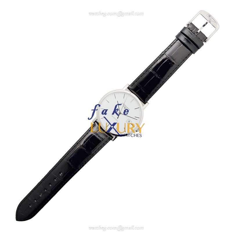 Longines Elegant L4.910.4.12.2 Automatic White Dial Alligator Strap Replica Watch - Image 2