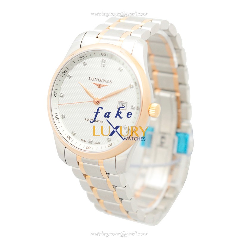 Longines L2.893.5.77.7 Master Replica Watch With Automatic Movement, Silver Dial, Steel Bracelet - Image 3