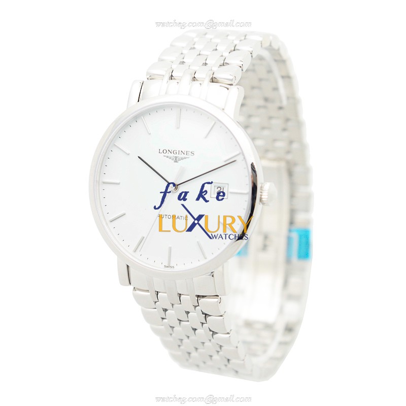 Longines L4.910.4.12.6 Elegant Replica Watch, White Dial, Steel Bracelet, Automatic - Image 3