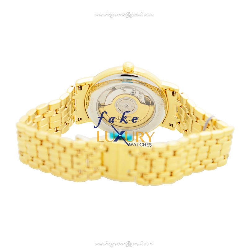 Longines L4.921.2.12.8 PRESENCE Automatic Gold-Plated Stainless Steel White Dial Replica Watch - Image 4