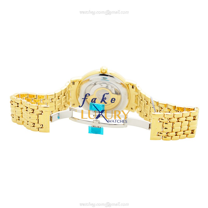 Longines L4.921.2.12.8 PRESENCE Automatic Gold-Plated Stainless Steel White Dial Replica Watch - Image 5