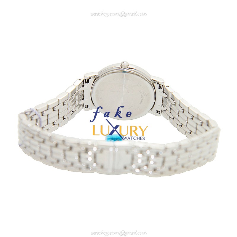 Longines L4.320.4.11.6 Replica Watch, Swiss Quartz, White Dial, Silver Stainless Steel Band - Image 4