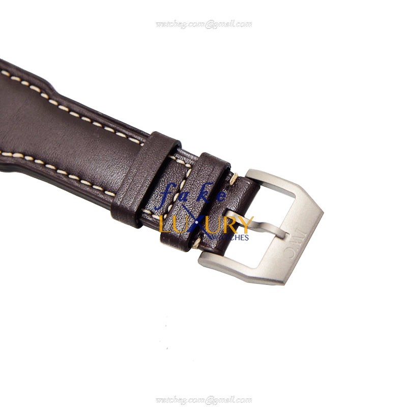 IWC IW388004 Replica Watch, 46mm Ceramic Case, Automatic, Brown Dial, Cowhide Strap - Image 4