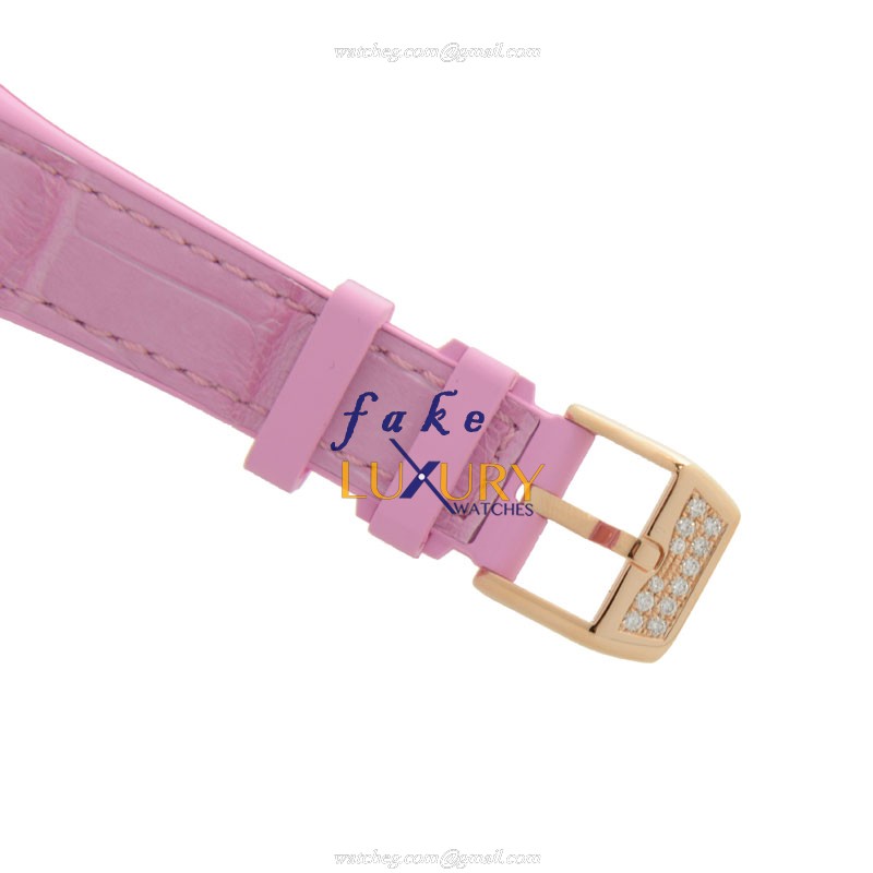 Franck Muller Vanguard V 32 QZ D CD COL DRM 5N.RS | Quartz | 18kt Rose Gold & Diamonds | Pink - Image 4
