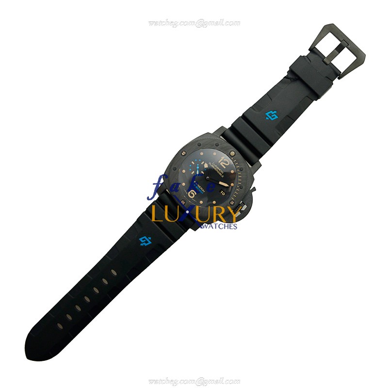 Panerai PAM00616 LUMINOR Auto Carbon Fiber Case | Swiss Clone Watch | 300M WR | 47mm Black Dial - Image 2
