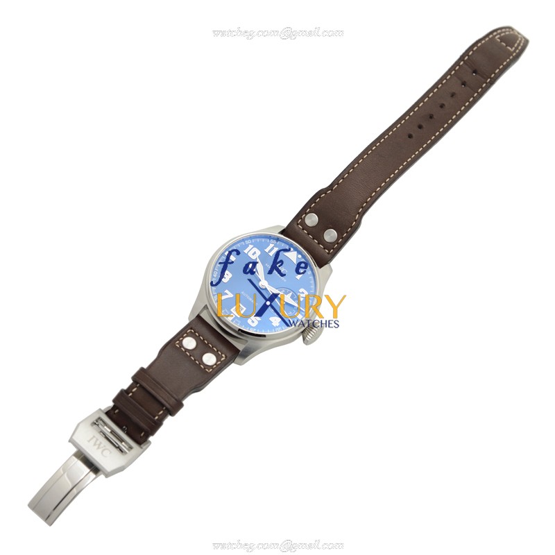 IWC IW500908 PILOTS Automatic Steel Blue Dial Brown Strap | IW500908 | Automatic | Steel | Replica - Image 2
