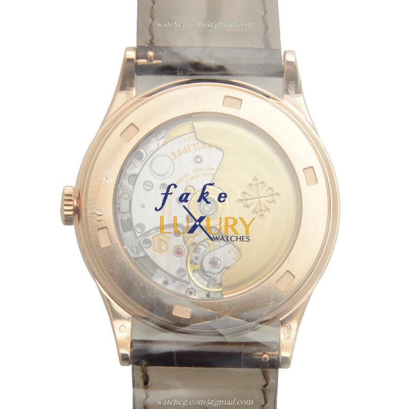 Patek Philippe 5296R-010 Calatrava 18kt Rose Gold Automatic Replica Watch - Image 3