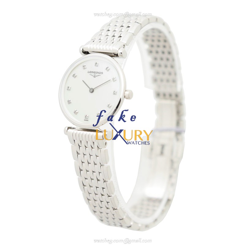 Longines L4.209.4.87.6 La Grande Quartz Stainless Steel Silvery White Dial Replica Watch - Image 3