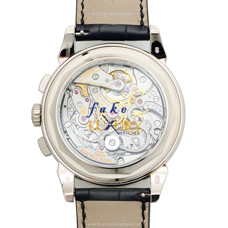 Patek Philippe 5270G-018 Grand Complications Replica Watch, Manual Wind, Silver Dial, 18kt White - Image 3