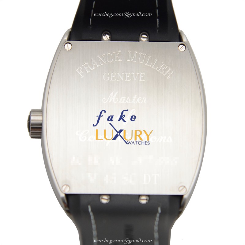 Franck Muller V 45 SC DT AC.NR VANGUARD Automatic Replica Watch, 44mm Steel Case, Black Dial - Image 3