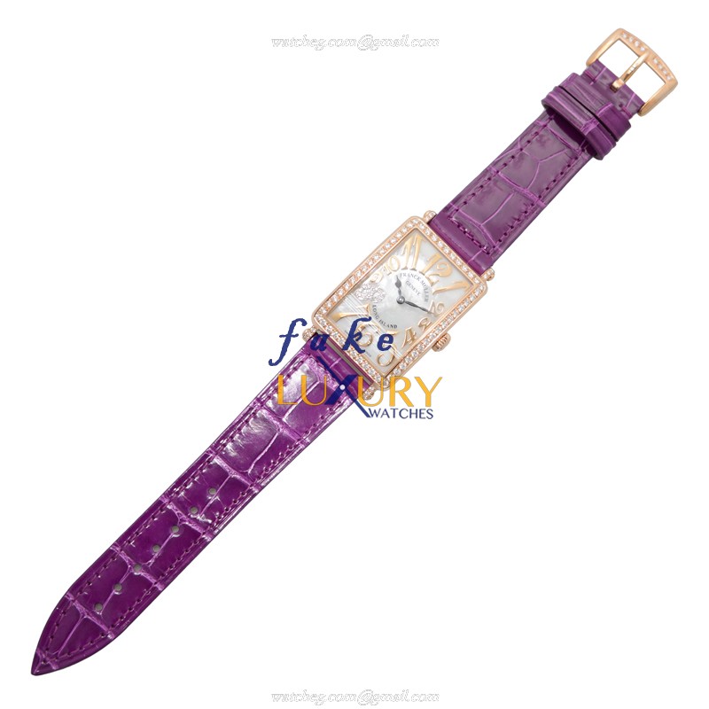 Franck Muller 952 QZ REL MOP D 1R CD8 NI 5N Replica Watch, Quartz Movement, Silver Mother of Pearl - Image 2