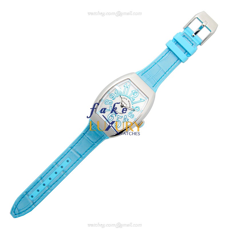 -15202ST.OO.1240ST.01 - Franck Muller V 32 QZ AC.BL Quartz Stainless Steel Replica Watch - Image 2