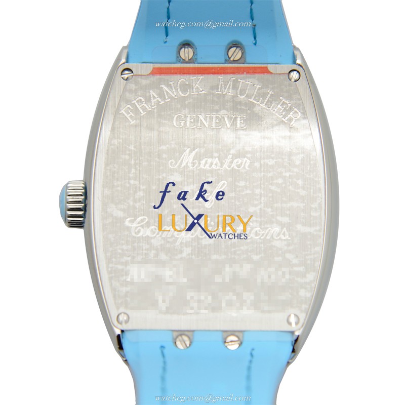 -15202ST.OO.1240ST.01 - Franck Muller V 32 QZ AC.BL Quartz Stainless Steel Replica Watch - Image 3