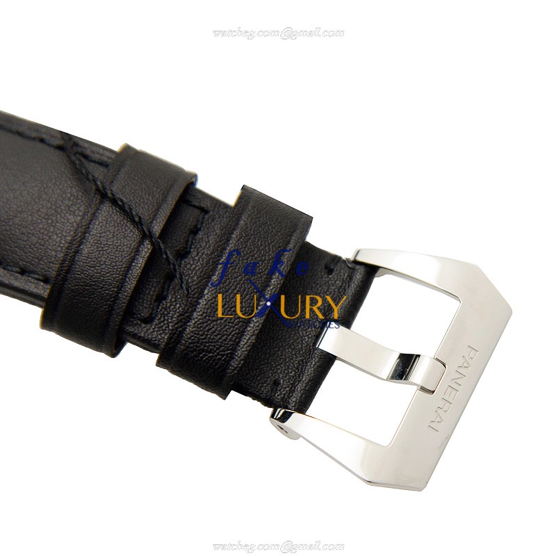 Panerai PAM00630 Luminor Replica Watch, White Dial, Manual Wind, Stainless Steel - Image 4