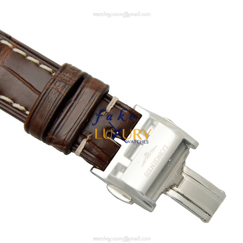 Longines L2.142.4.73.4 Replica Watch, Swiss Automatic, Stainless Steel Case, Silver Dial - Image 4