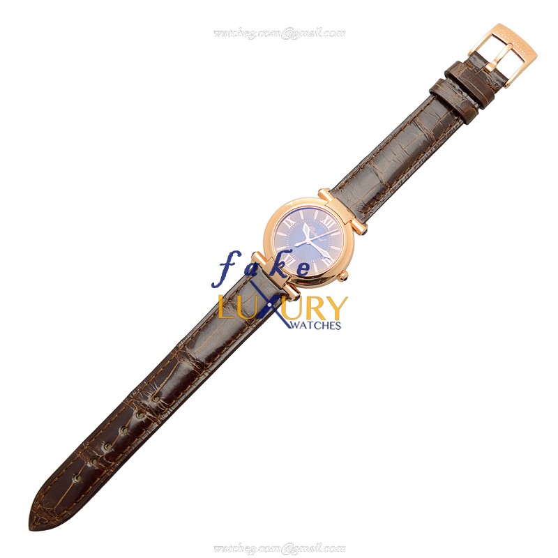 Chopard 384238-5005 IMPERIALE Quartz - 18kt Rose Gold Case - Replica Watch - 28mm Brown Dial - Image 2