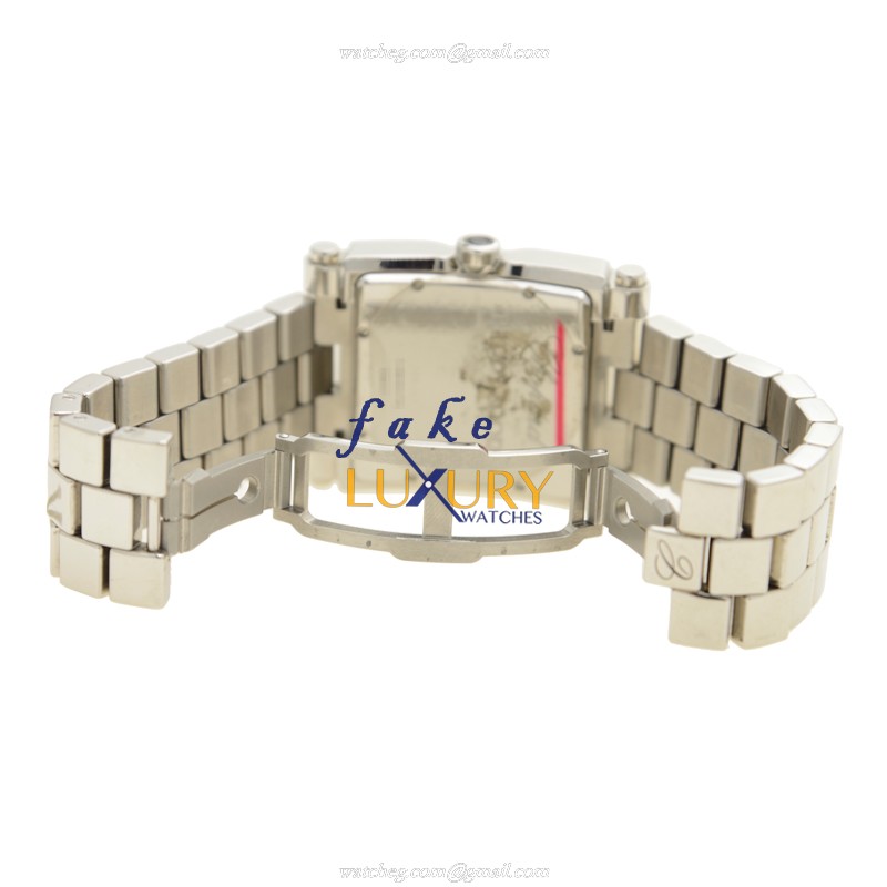 Chopard 288467-3001 Happy Sport Quartz Steel Case Replica Watch, White Dial, Silver Strap - Image 5