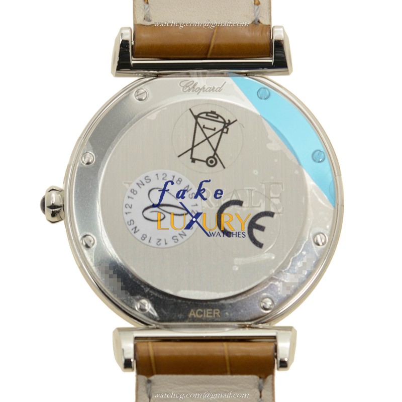 Chopard IMPERIALE Quartz Stainless Steel Replica Watch 388532-6011 Brown Dial Alligator Strap - Image 3