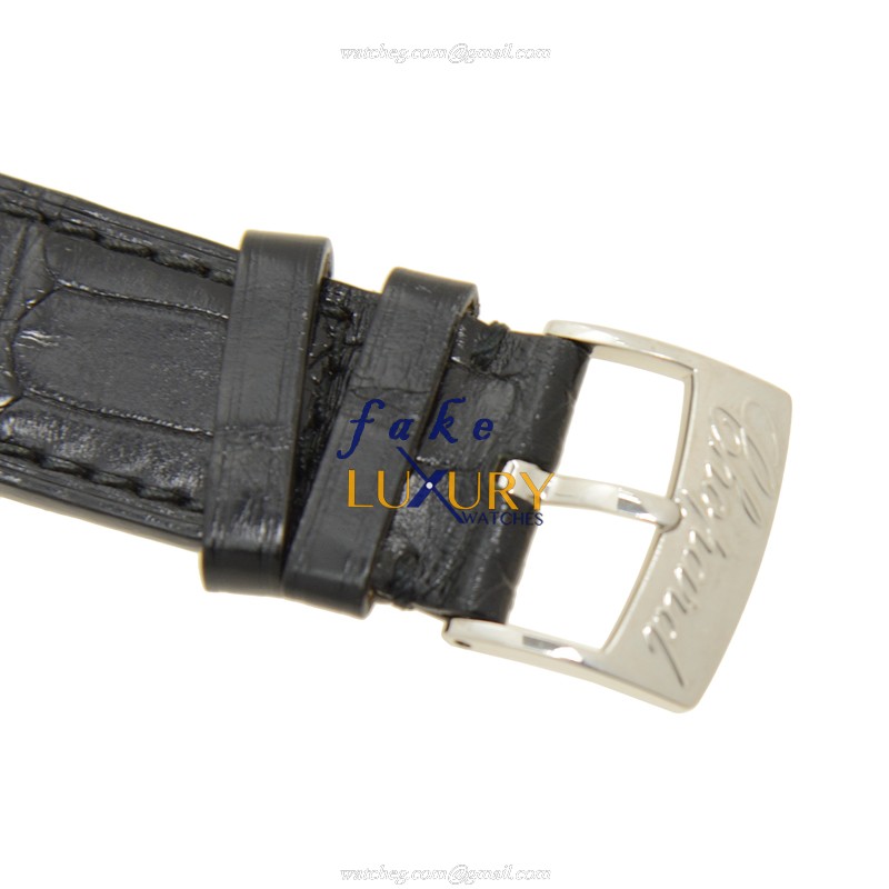 Chopard 388531-6005 IMPERIALE Auto Stainless Steel Replica Watch, 40mm Silver Dial, Alligator Black - Image 4