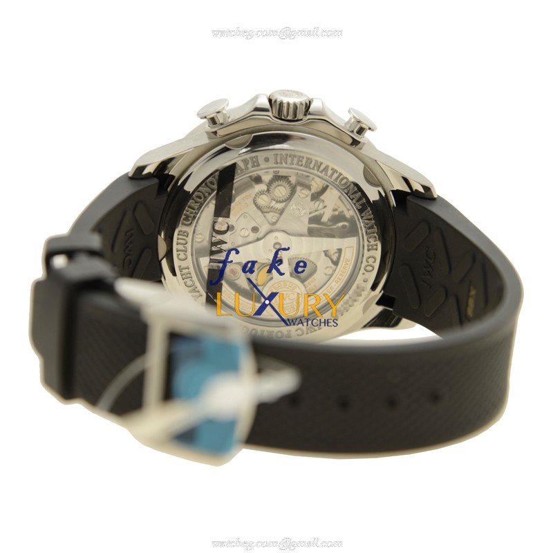 IW390210 - IWC Portuguese Replica Watch Automatic Stainless Steel Black Dial Rubber Strap - Image 3