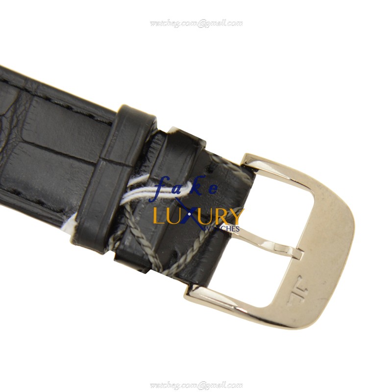 Jaeger-Lecoultre Q2783520 REVERSO Manual Wind 18kt White Gold Replica Watch, Silver Dial, Alligator - Image 4