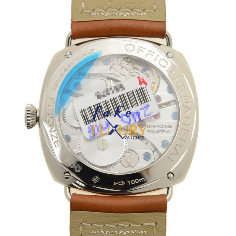 Panerai PAM00183 Radiomir Replica Watch With Manual Wind Movement, Black Dial, 45mm Steel Case - Image 3