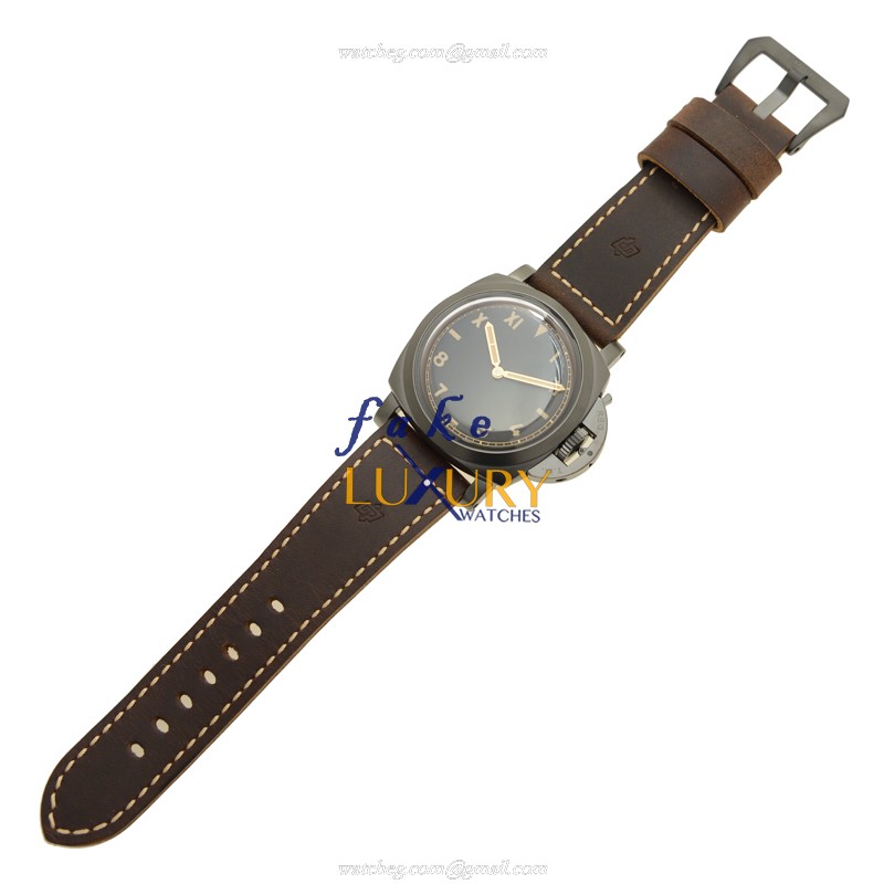 -15002ST.OO.1240ST.01 - Panerai PAM00629 LUMINOR Manual Wind Titanium Replica Watch - Black Dial - Image 2