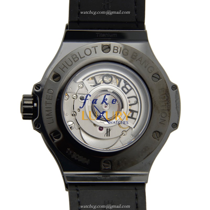 Hublot 343.CS.6599.NR.1213 Automatic Big Bang Ceramic Replica Watch - Black Dial, Steel Case - Image 3
