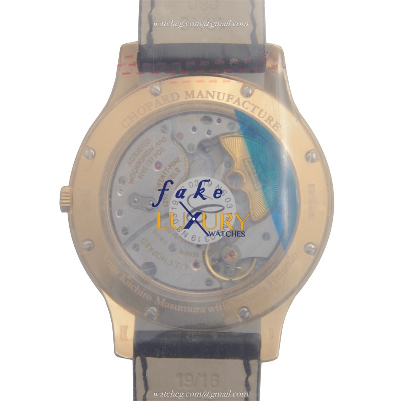 -161902-5061-Replica Chopard L.U.C Watch - Automatic - 18kt Rose Gold - Swiss Clone - Image 3